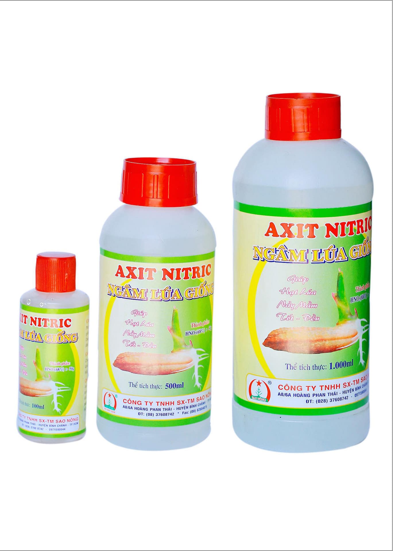 Axit Nitric Ngam Lua Giống Sao Nong